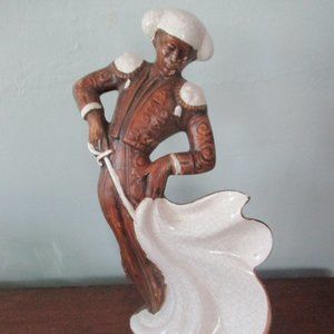 Midcentury Matador vintage Bull Fighter ceramic figurine